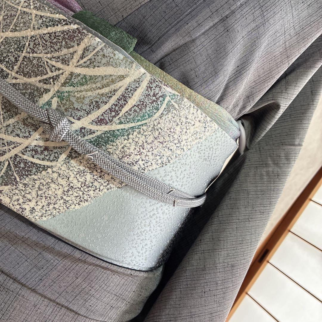 〈着物のみ〉小紋　着物　紬　トールサイズ　しつけ付き　粋　凛とした美　G9