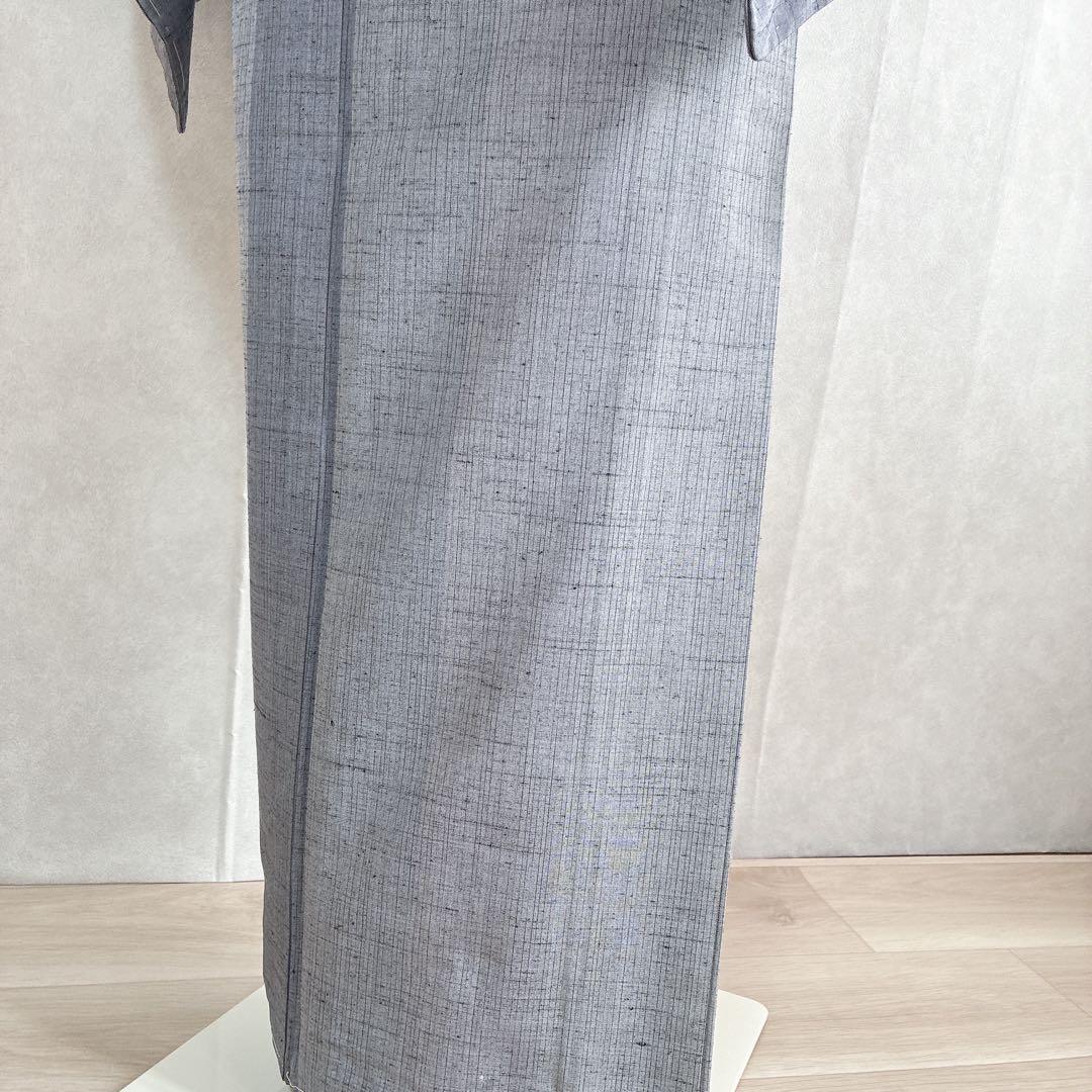 〈着物のみ〉小紋　着物　紬　トールサイズ　しつけ付き　粋　凛とした美　G9