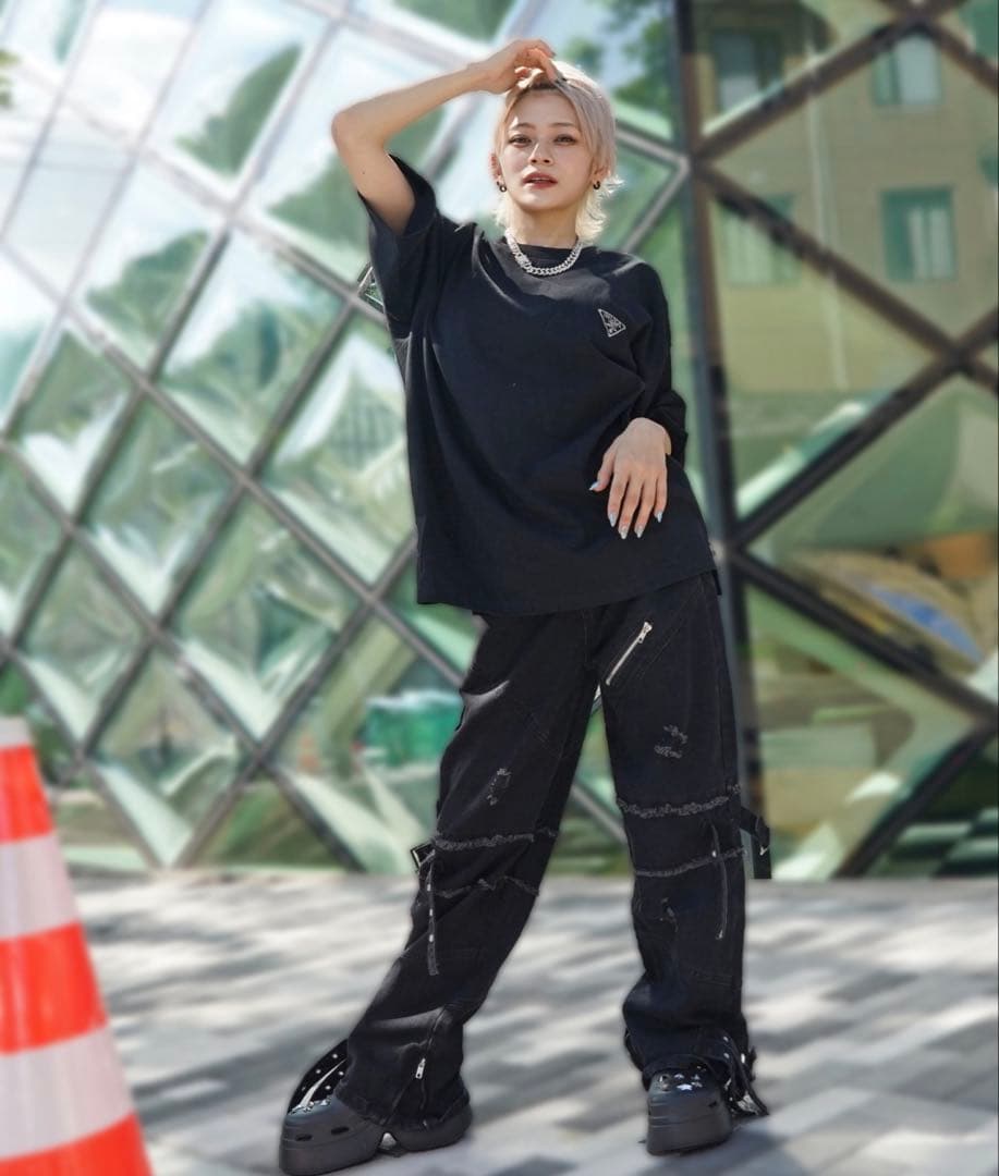 【新品未開封】GAxGALFY-INUDA 三角マーク Tee ブラック 中型犬