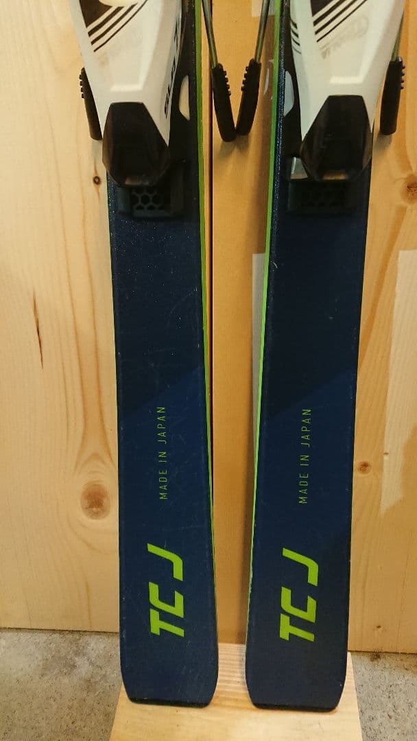 美品 OGASAKA CT-J 160㎝ ジュニアスキー板 簡単調整ビンディング