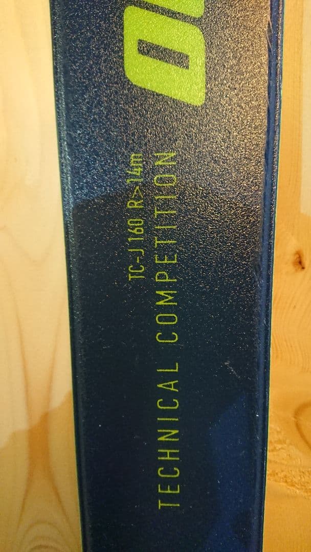 美品 OGASAKA CT-J 160㎝ ジュニアスキー板 簡単調整ビンディング