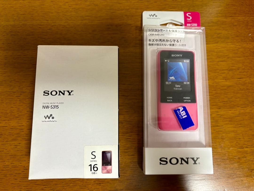 SONY WALKMAN NW-S315 16GB ピンク シリコンケースつき