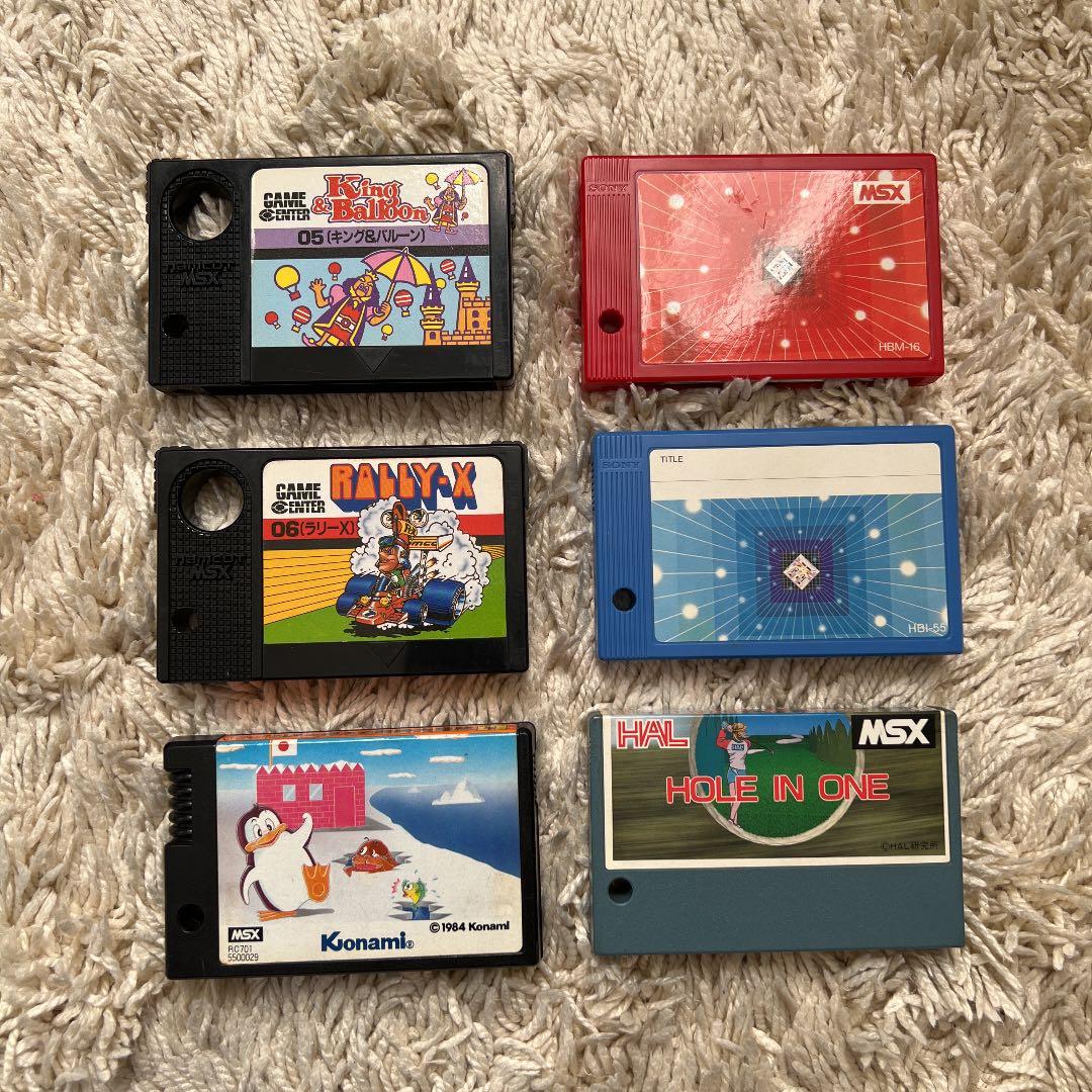 SONY HITBIT HB-55 MSX 本体 ソフト6点