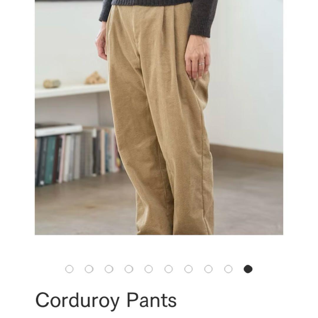 jiji和歌山　ブラック コーデュロイ サイズ1