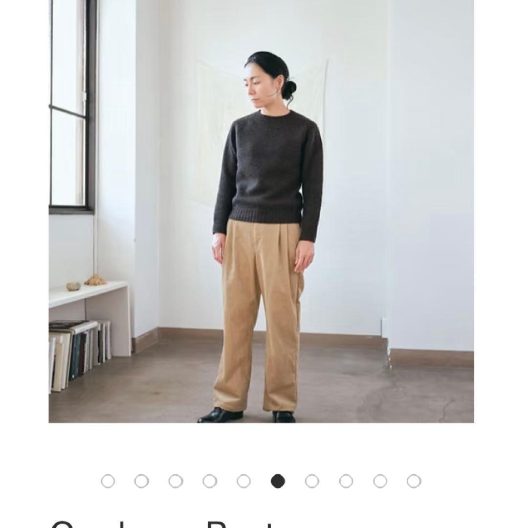 jiji和歌山　ブラック コーデュロイ サイズ1