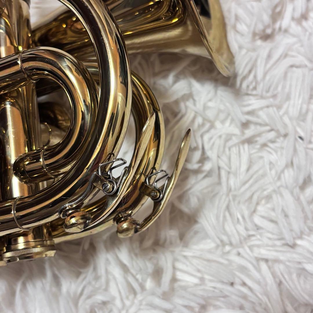 ポケットトランペット MPT100L Minerva ケース付き 金色　ラッカー