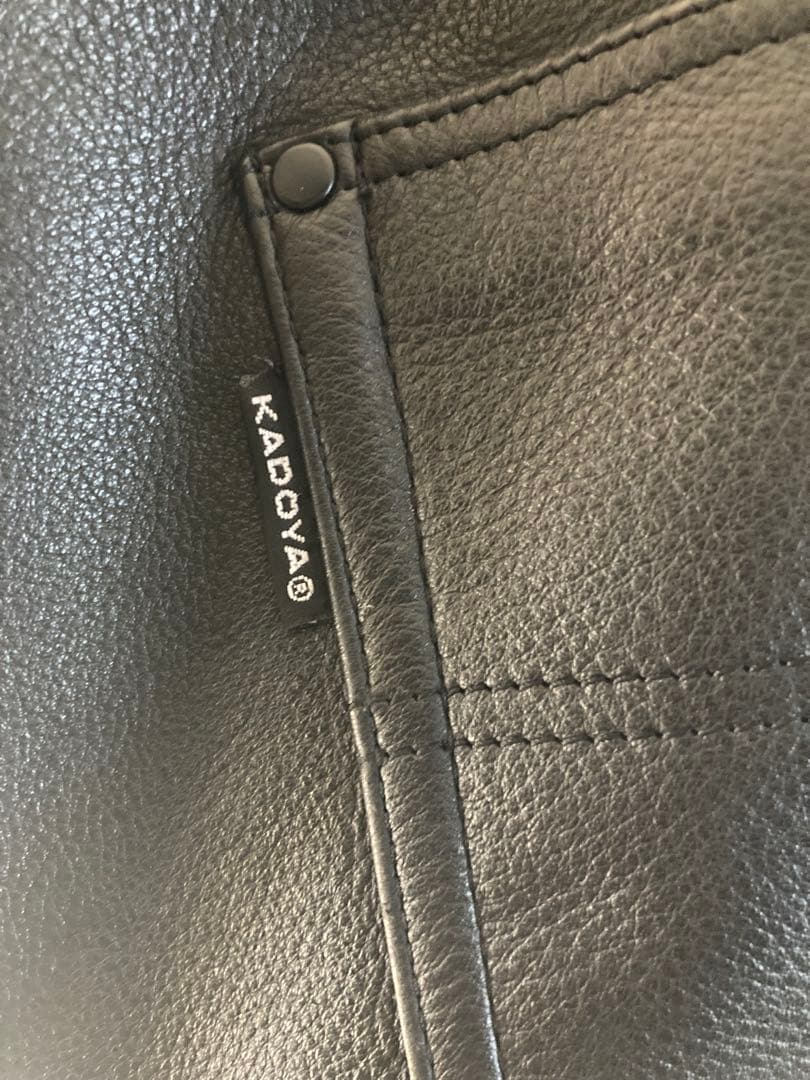 カドヤ　LRX レザーパンツ　W34 美品