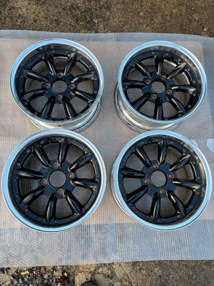 激得☆最終お値下げ☆希少当時物☆ワタナベホイール15インチ４本セット