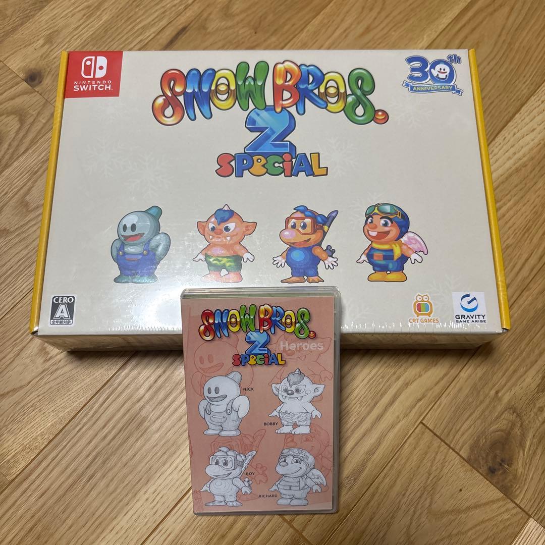 新品未開封 switch版 スノーブラザーズ2 スペシャル 特典付き 限定版