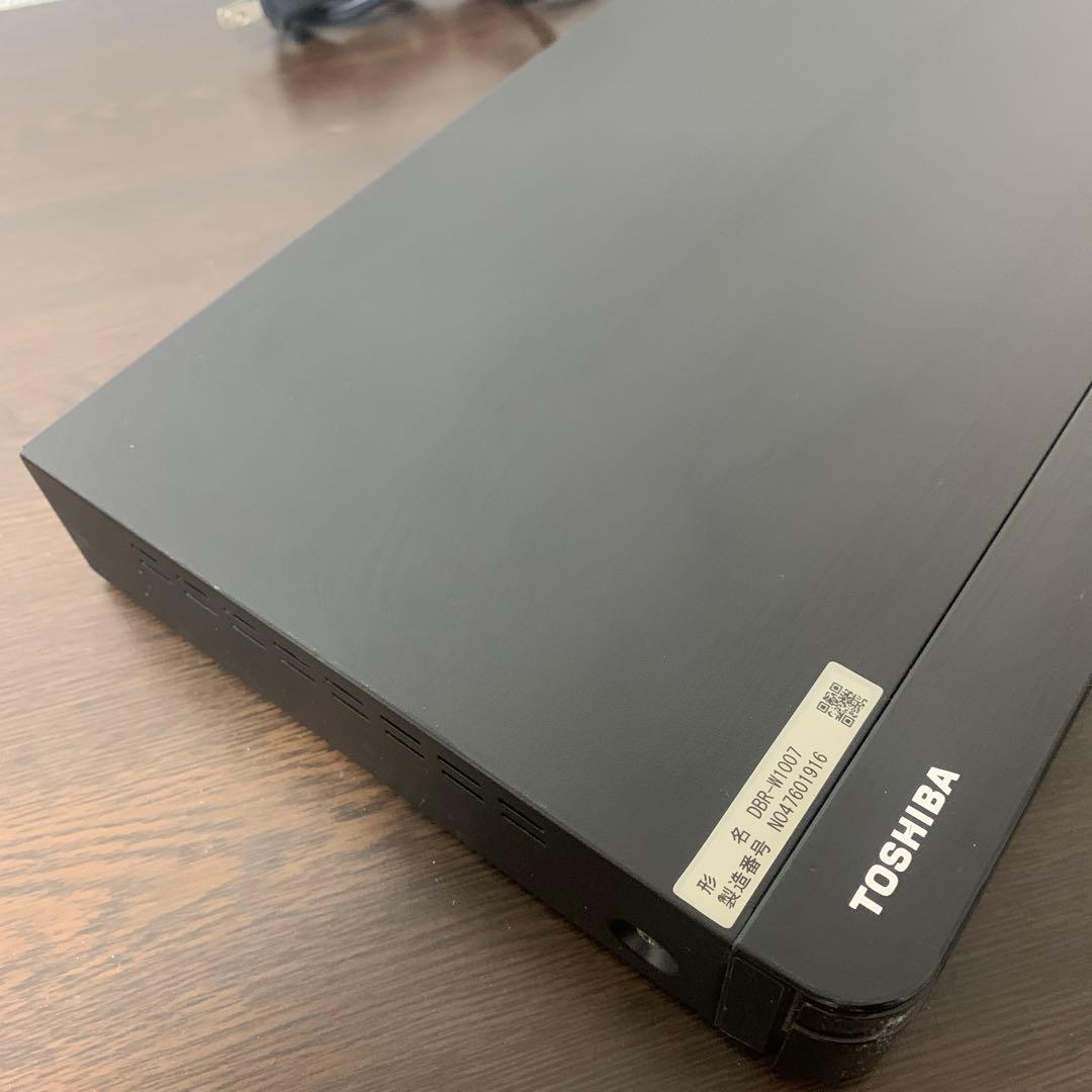 TOSHIBA DBR-W1007 1TB 3番組録画 動作確認済