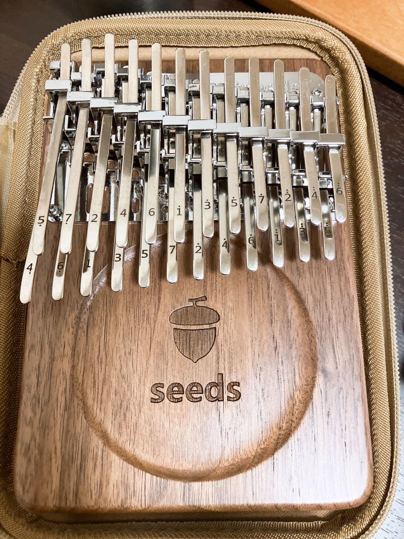 seeds 24キーカリンバ ウォルナット