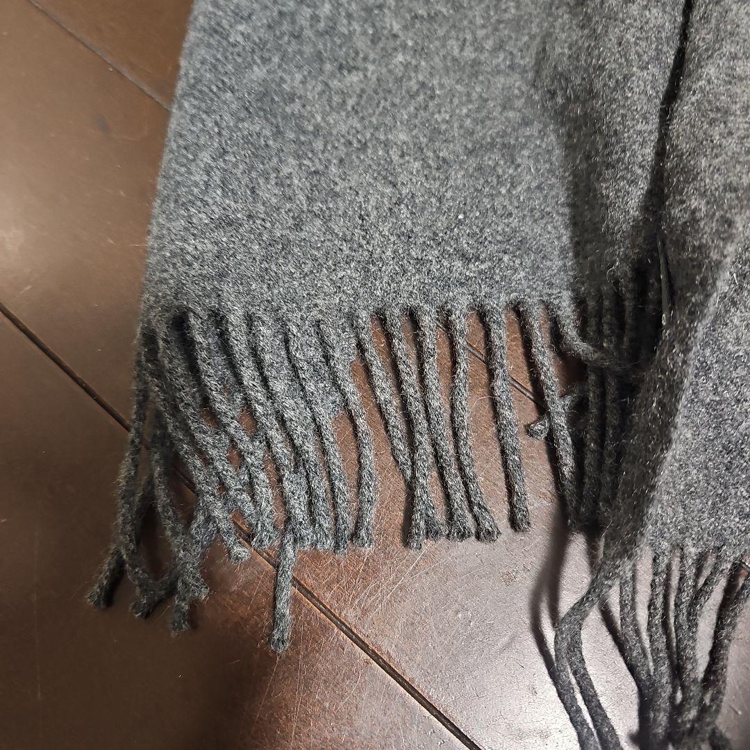 JOHNSTONS of ELGIN カシミヤストール グレー　大判マフラー