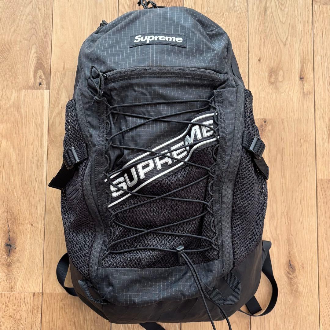 【希少】Supreme 23FW Backpack ブラック バックパック 黒