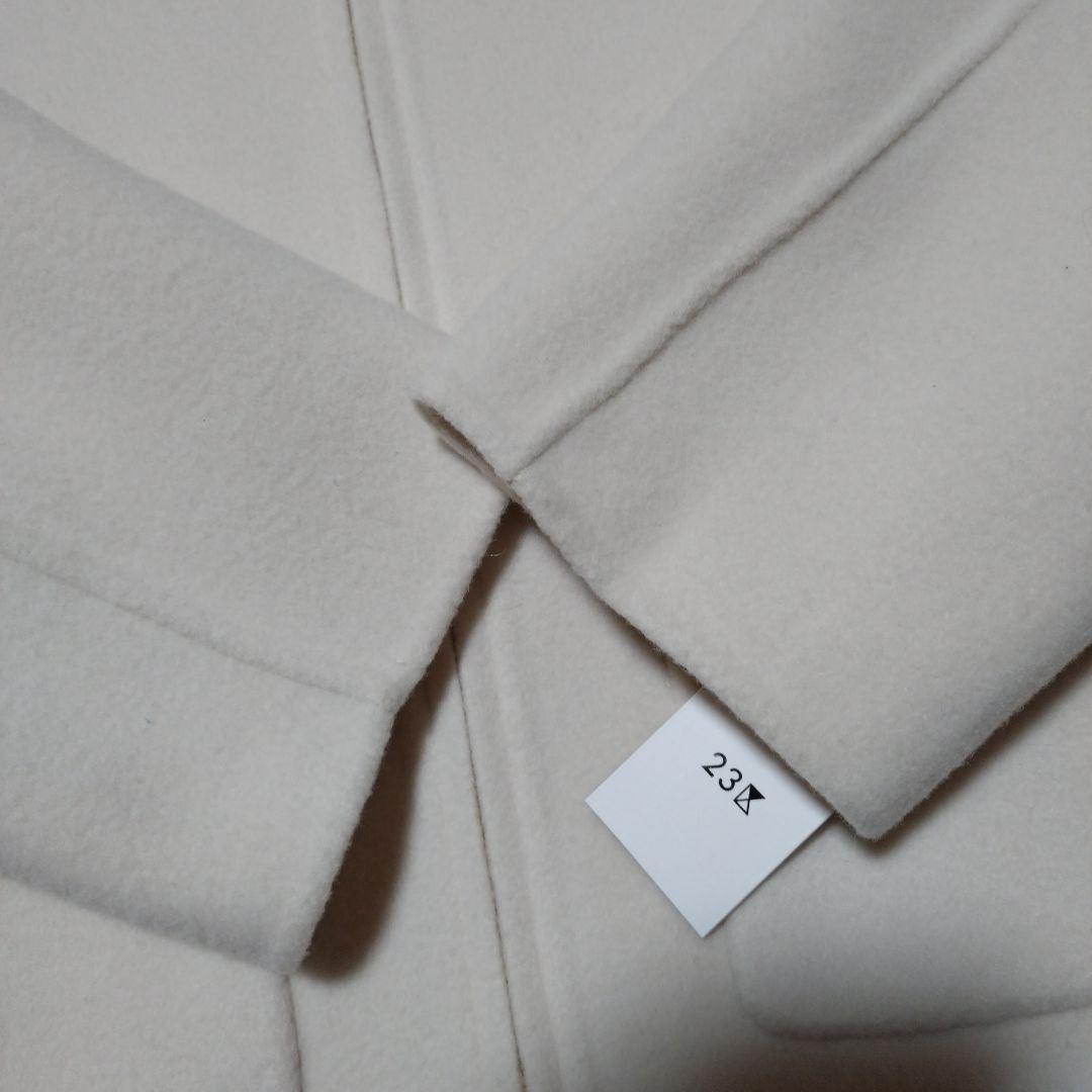 タグ付　23区　ノーカラー　ウール　ショート　コート　ブルゾン　ジャケット