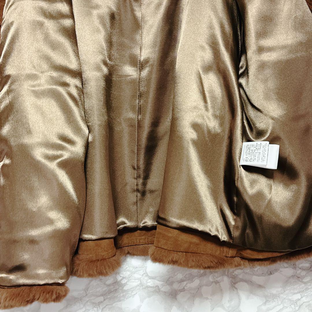 真由美様　Unaca ラビットファーショートコート【GLOW 1月号掲載】 M