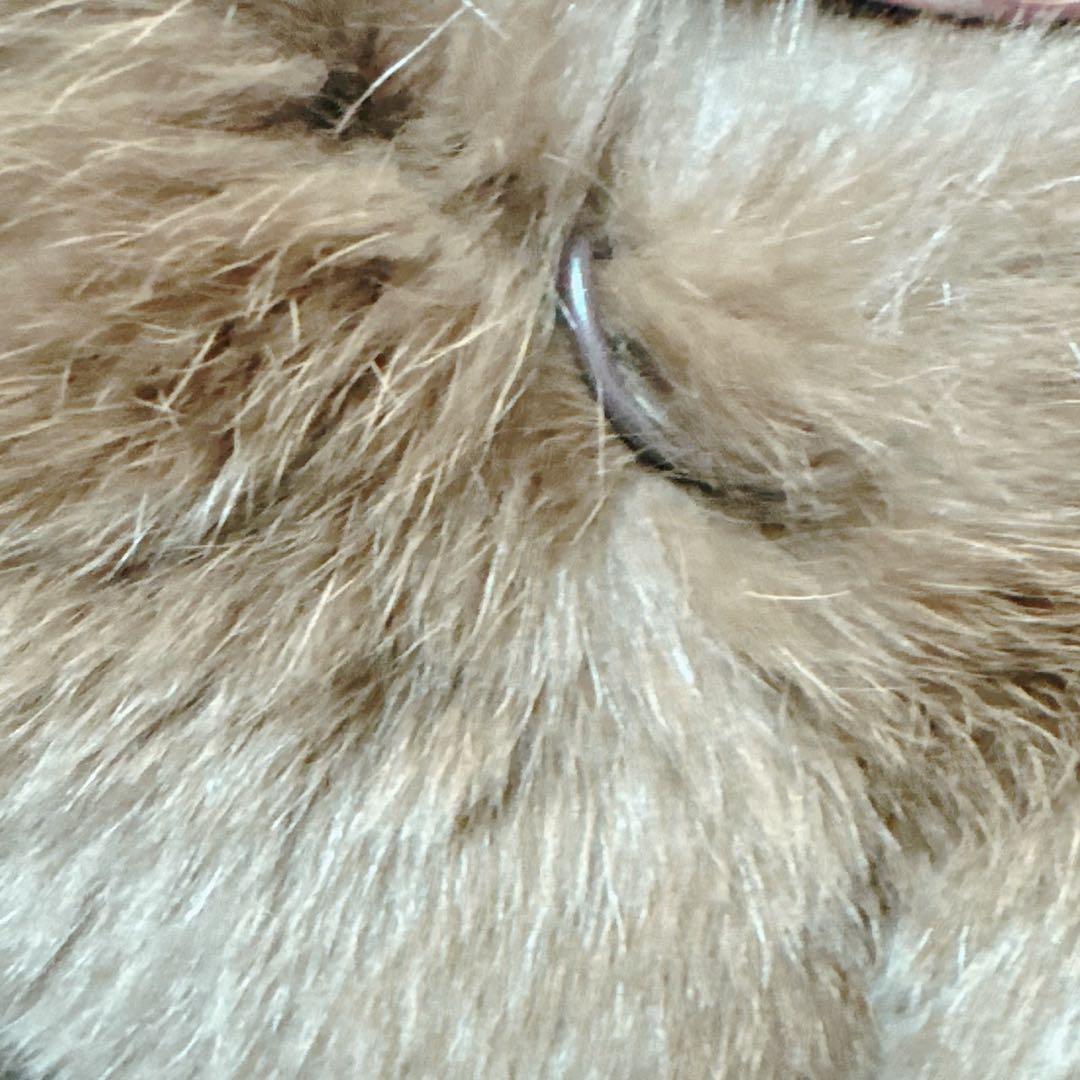 真由美様　Unaca ラビットファーショートコート【GLOW 1月号掲載】 M