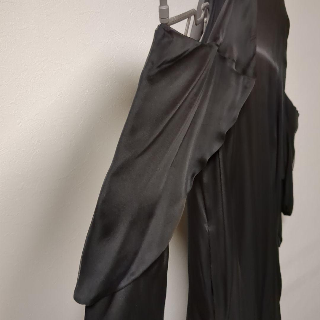 ヨウジヤマモト ドレープデザイン ドレス FO-D08-401