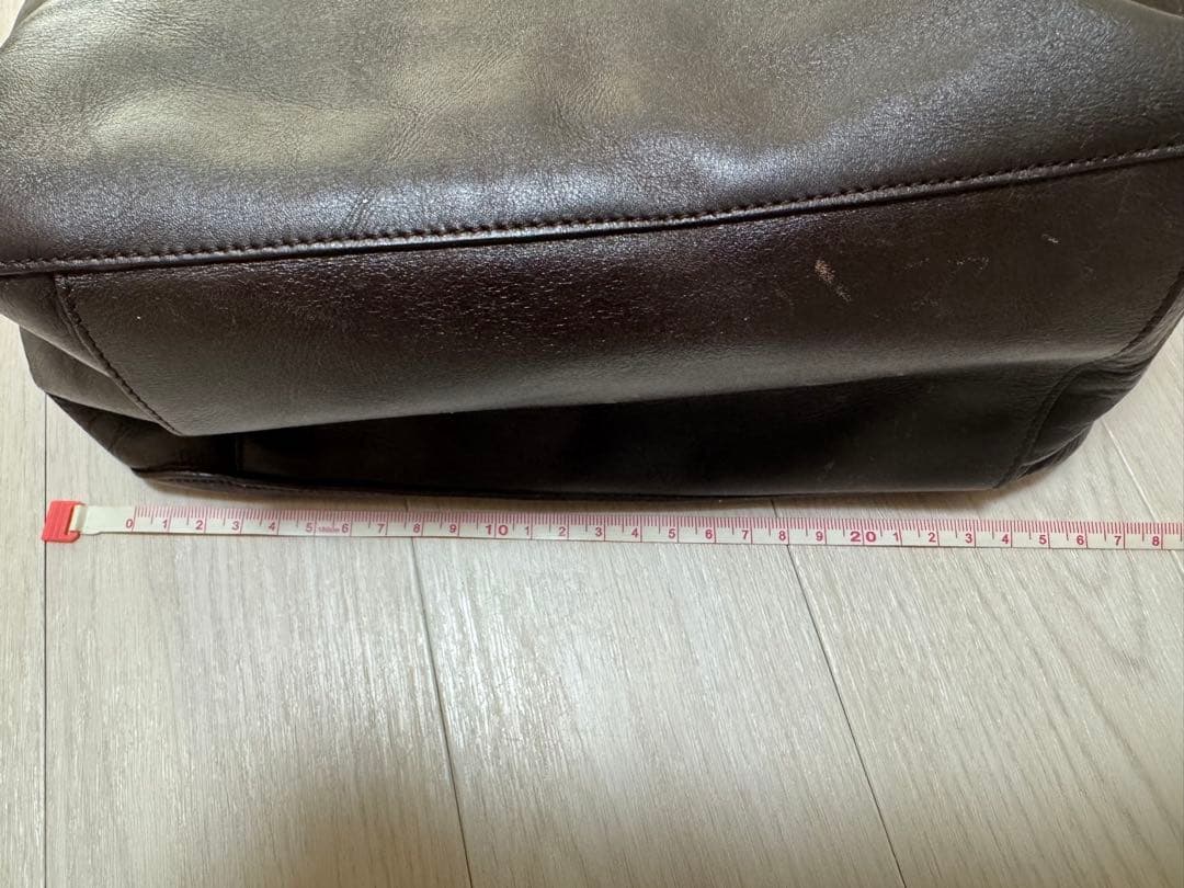 オールドコーチ トートバッグ ダークブラウン　 ビンテージ G7E-9103