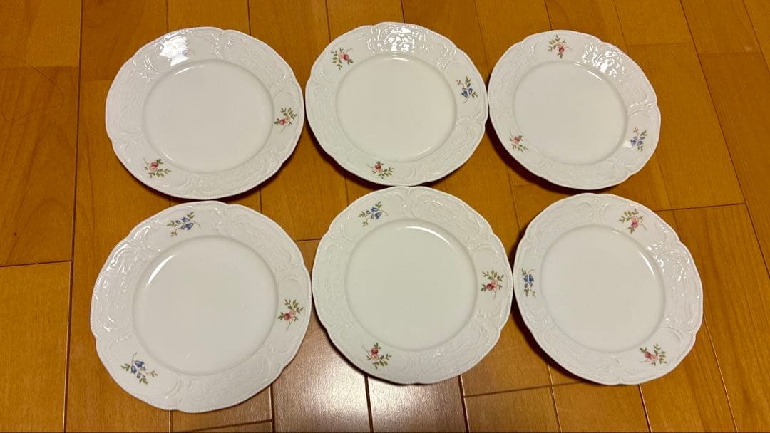 ローゼンタール ケーキ皿 クラシックローズ アンティーク6枚