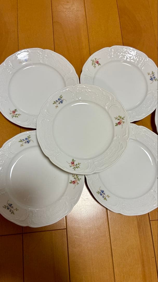 ローゼンタール ケーキ皿 クラシックローズ アンティーク6枚