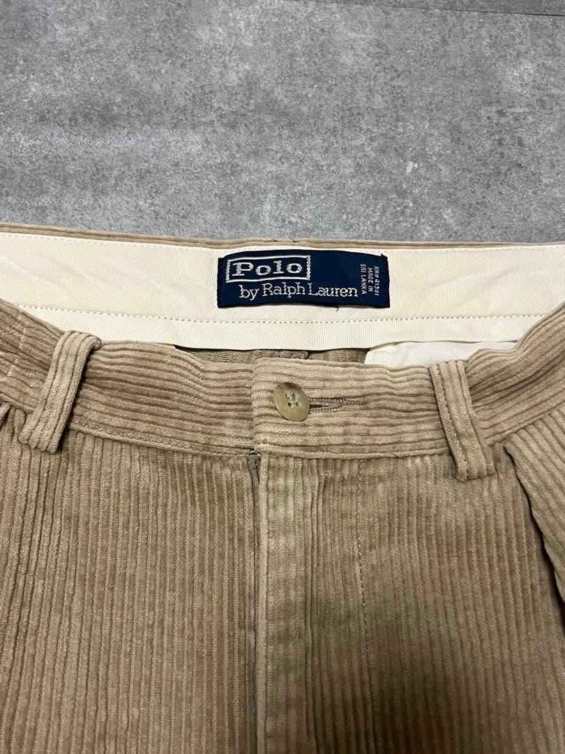 名品90s Polo by Ralph Lauren タックコーデュロイパンツ