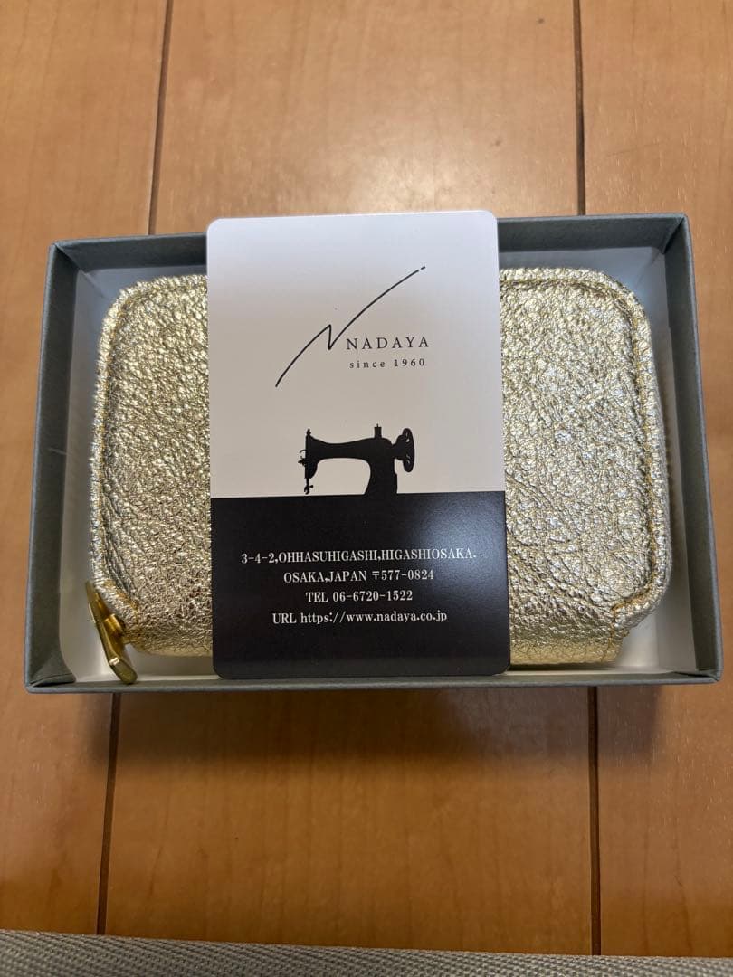 NADAYA ゴールドmuコンパクト財布