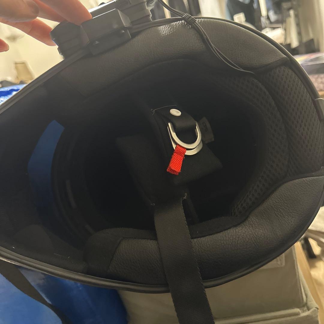 SIMPSON風 ATV-8 フルフェイスヘルメットミラーシールド 美品 M