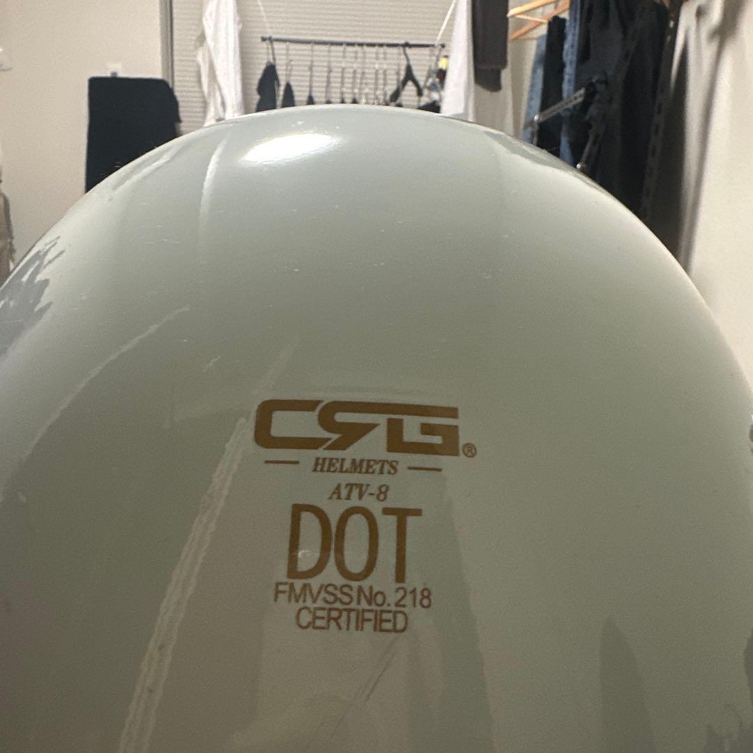 SIMPSON風 ATV-8 フルフェイスヘルメットミラーシールド 美品 M