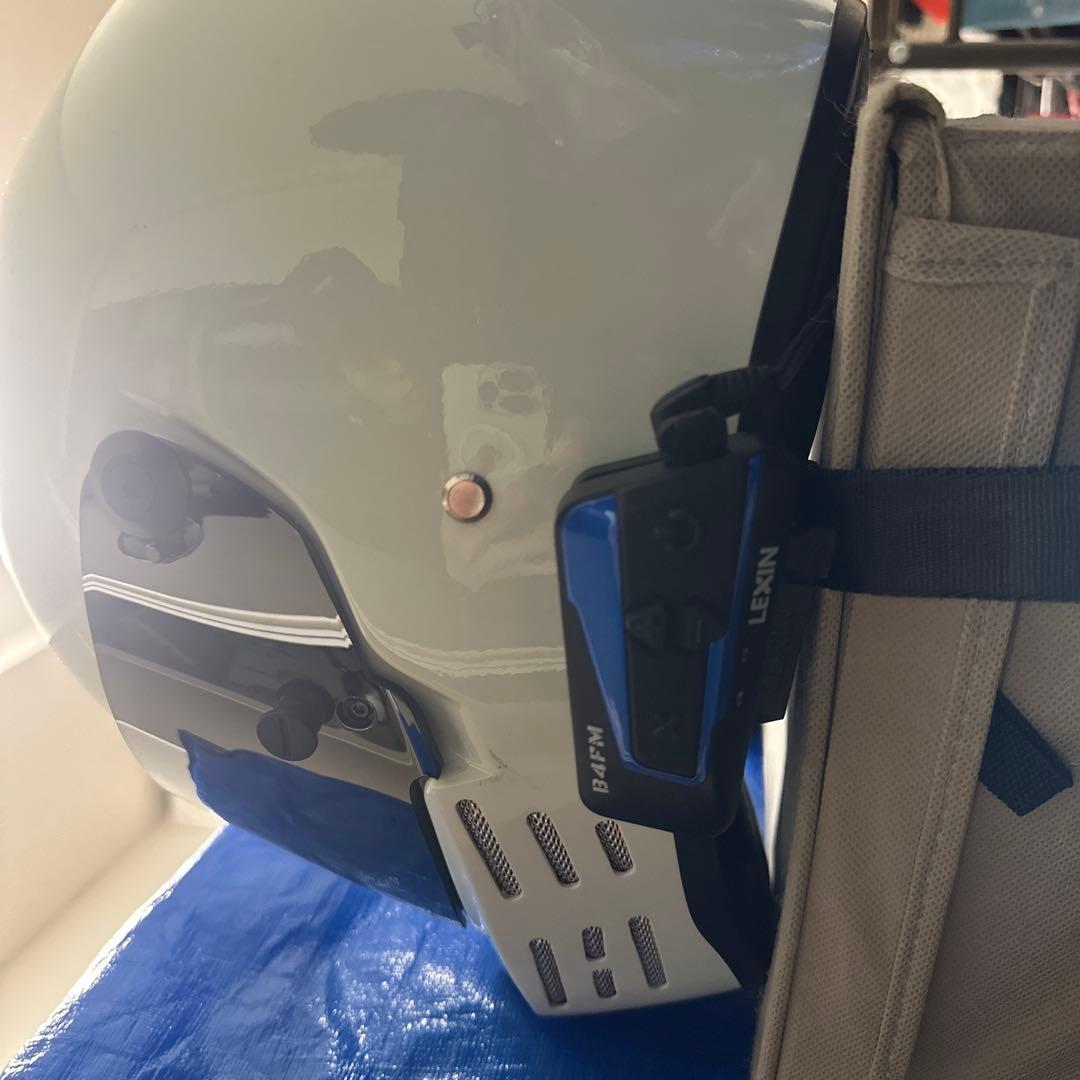 SIMPSON風 ATV-8 フルフェイスヘルメットミラーシールド 美品 M