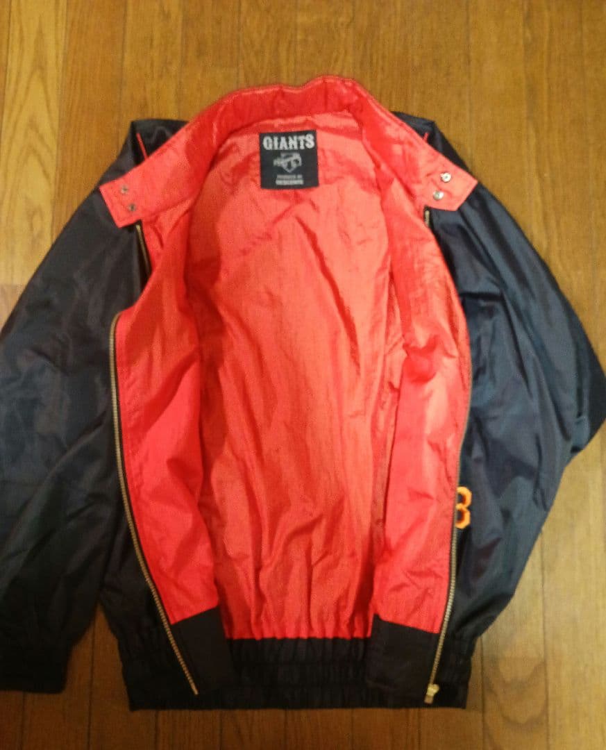 90s 読売ジャイアンツ　長嶋茂雄　ウインドウブレーカー　ナイロンジャケット