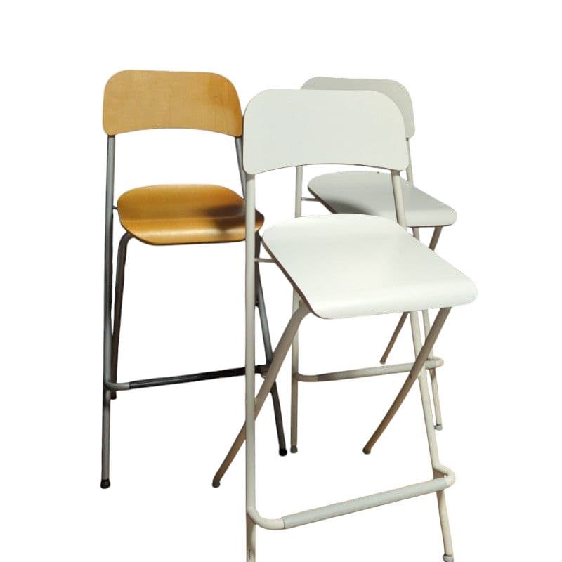 イケア　折りたたみ　カウンターチェア　3つセット　FRANKLIN フランクリン