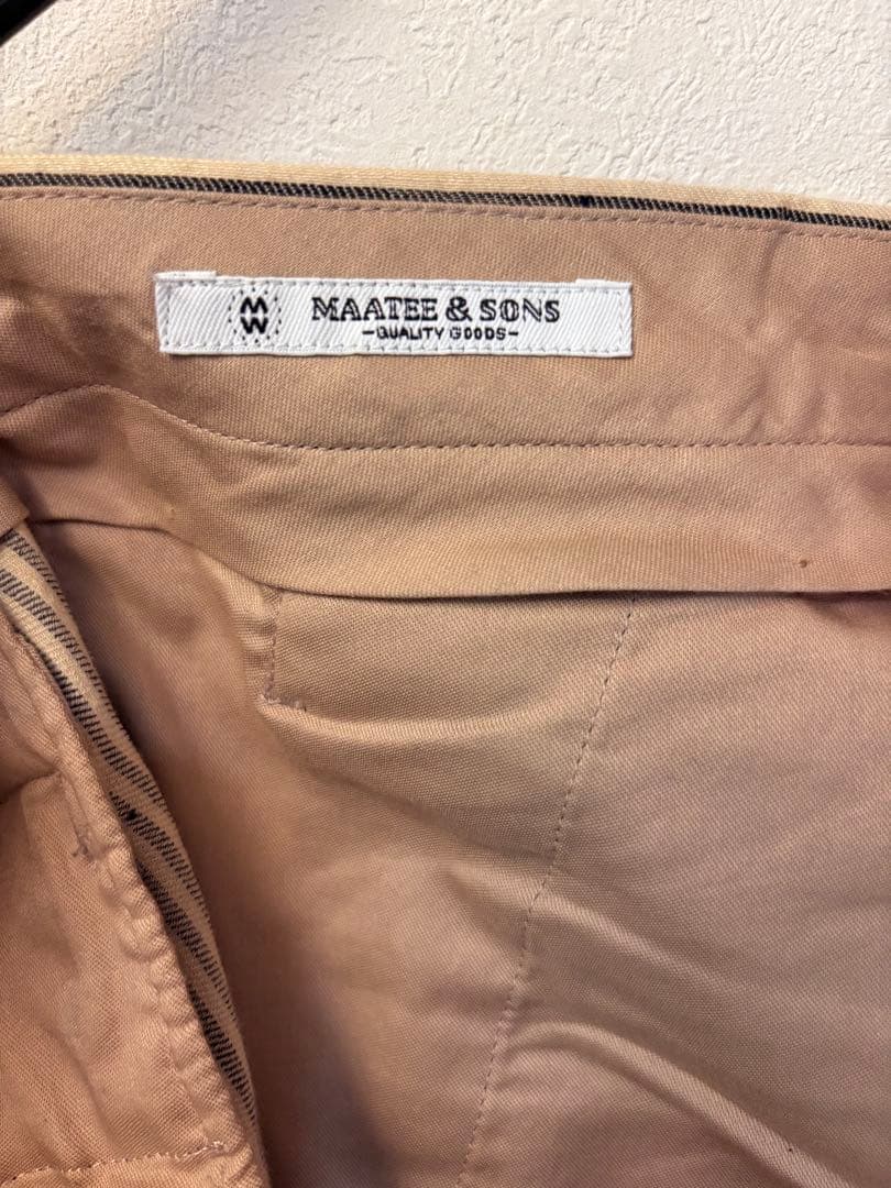 ♪希少♪ MAATEE&SONS ショートトラウザー