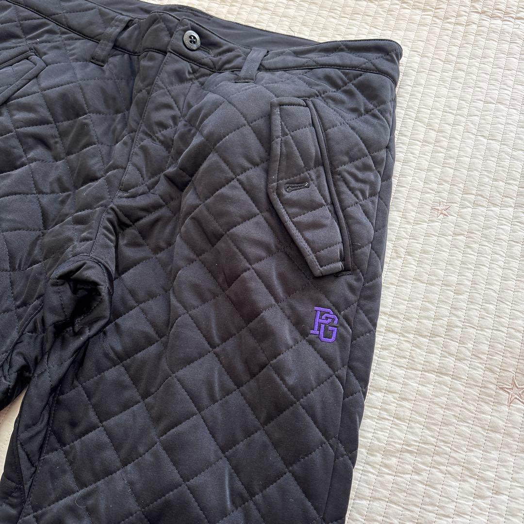 パーリーゲイツ 中綿キルティング　防寒ジョガーパンツ 冬ゴルフ 濃紺 5