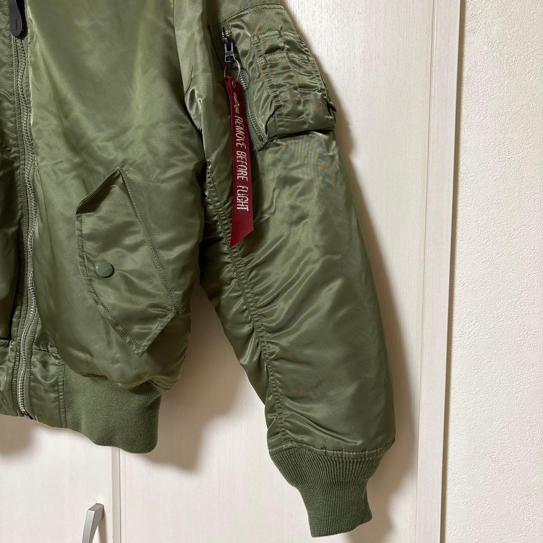 ALPHA INDUSTRIES MA-1 ジャケット ヴィンテージグリーン M