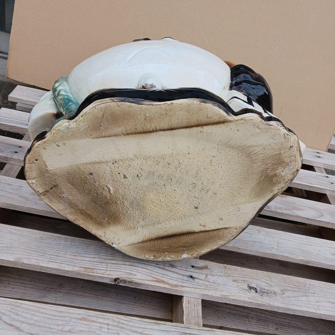 新品　陶器　傘立て　たぬき置物　大型　難有　縁起物　オブジェ　和風食堂　業務用