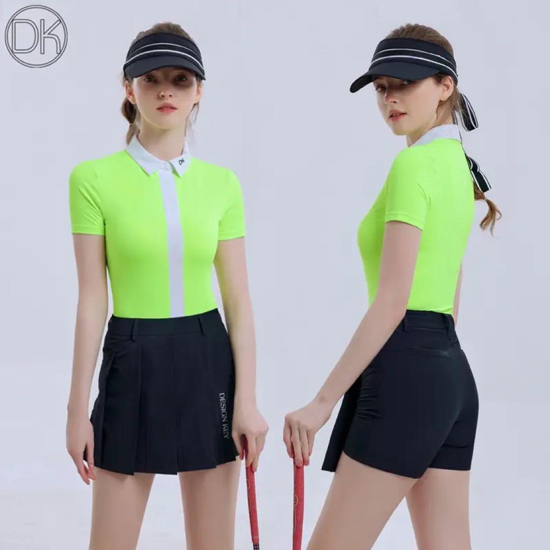 韓国　ゴルフウェア　レディース　トップス　スカート