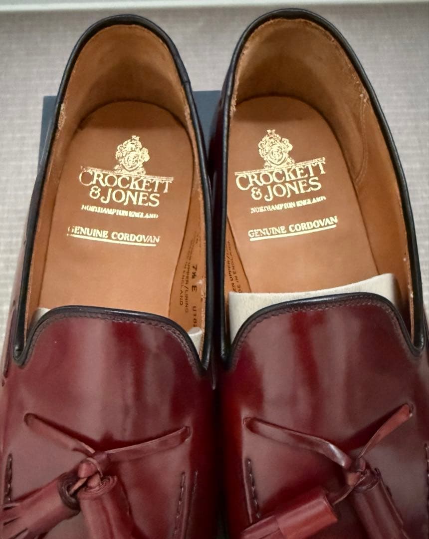 新品　CROCKETT&JONES CAVENDISH コードバン ローファー