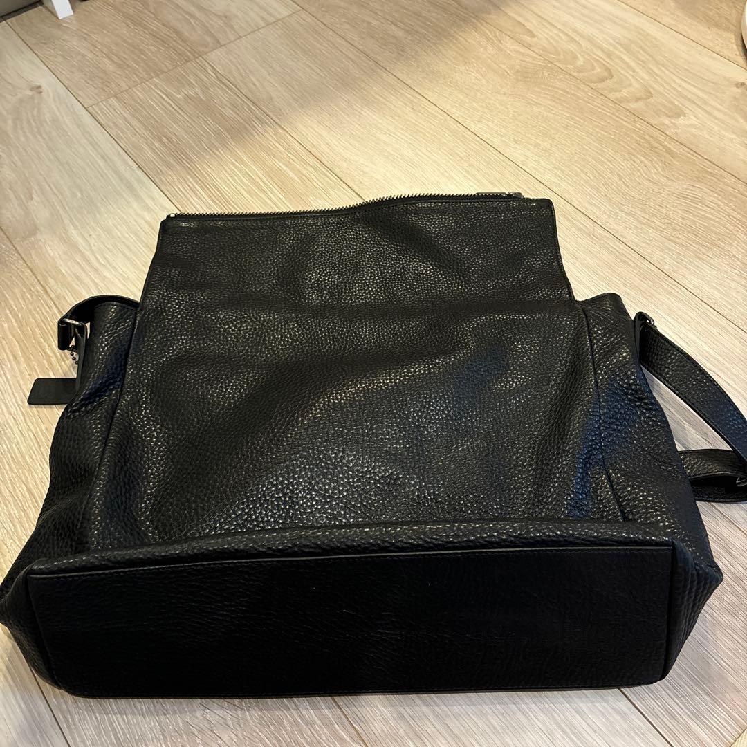 COACH ブラックレザーバッグ