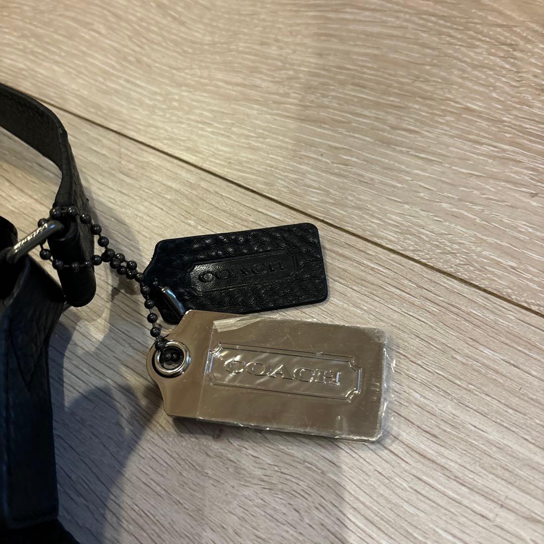 COACH ブラックレザーバッグ