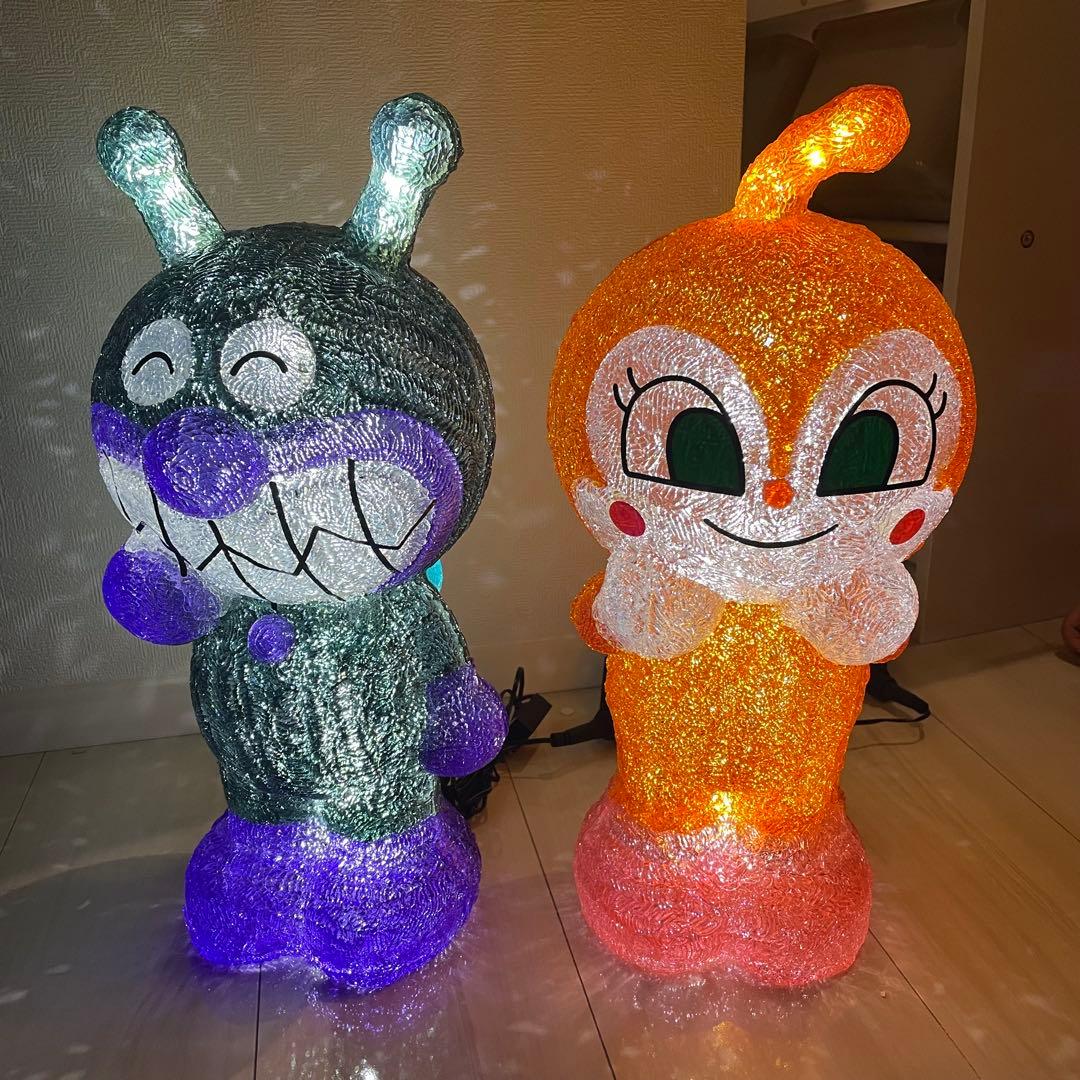 【極美品】ブリリアントライト　LEDライト　バイキンマン　ドキンちゃん