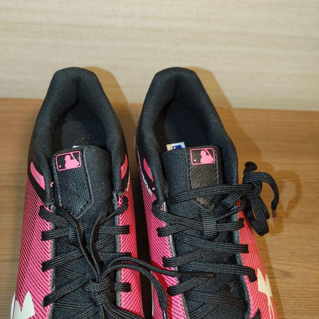 アンダーアーマー　野球　スパイク　ポイント 24.0センチ　ピンク×ブラック