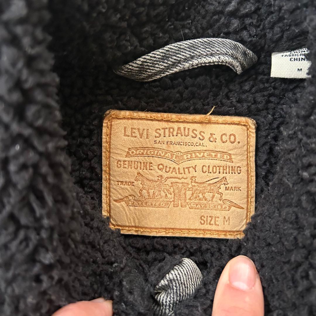 激レア サンプル品 リーバイス ブラックボア シェルパジャケット 非売品 00s