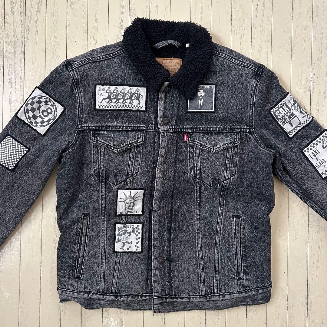 激レア サンプル品 リーバイス ブラックボア シェルパジャケット 非売品 00s