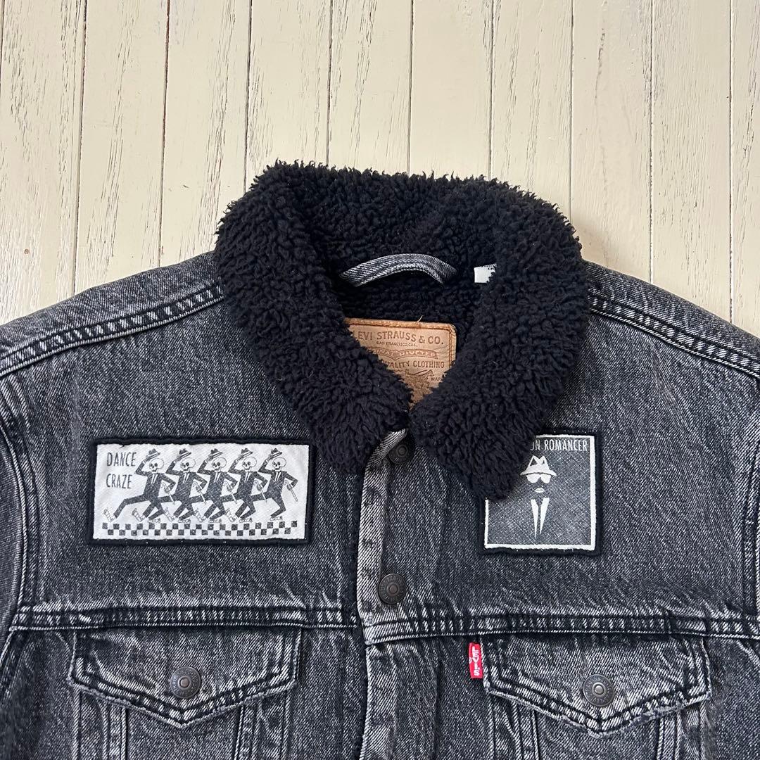 激レア サンプル品 リーバイス ブラックボア シェルパジャケット 非売品 00s