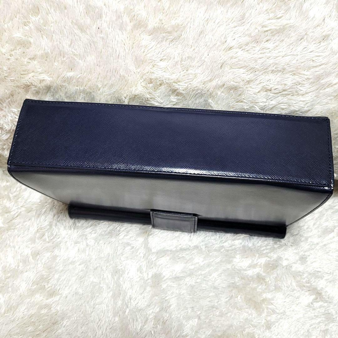 超希少 イヴ・サンローラン クラッチバッグ セカンドバッグ ネイビー フォーマル