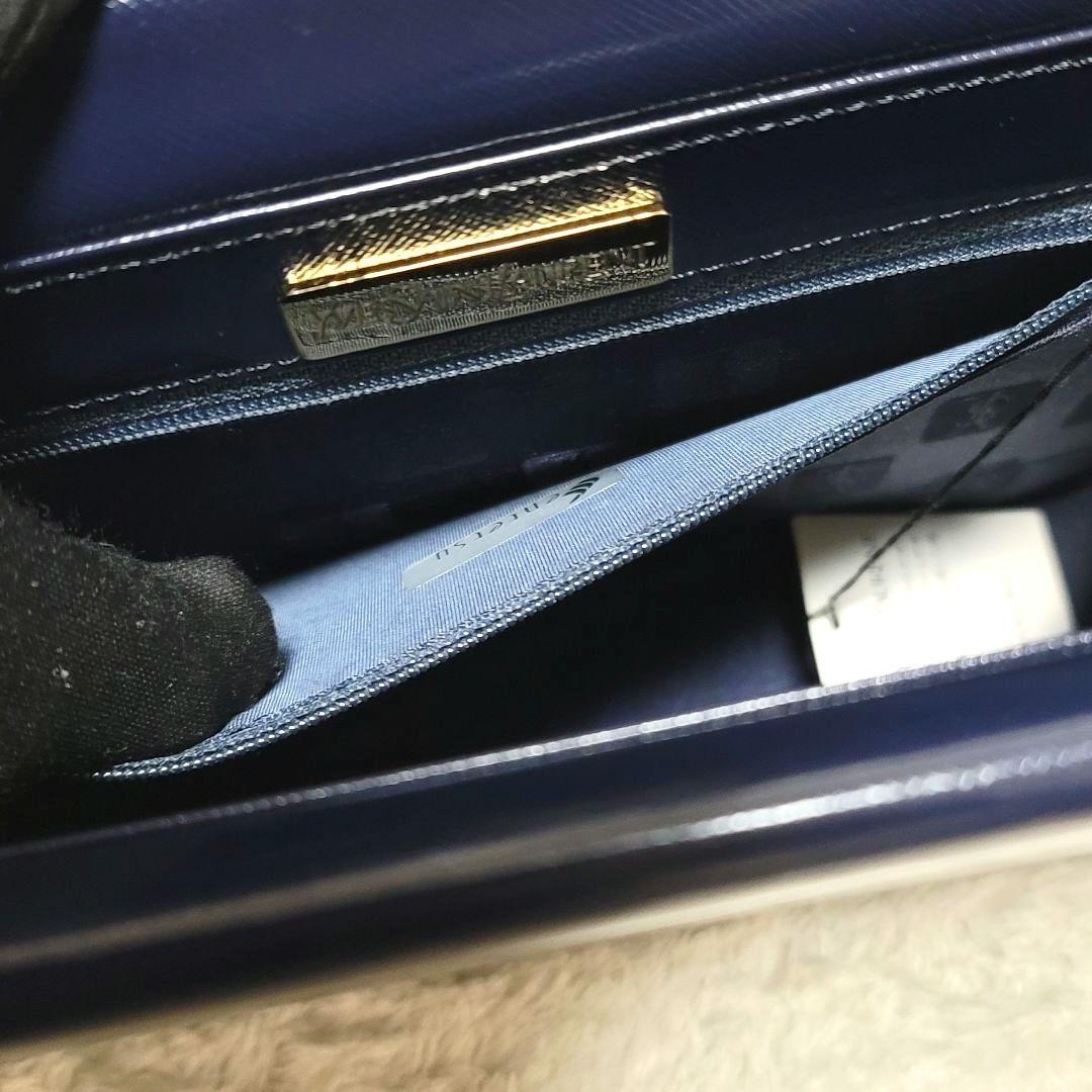 超希少 イヴ・サンローラン クラッチバッグ セカンドバッグ ネイビー フォーマル