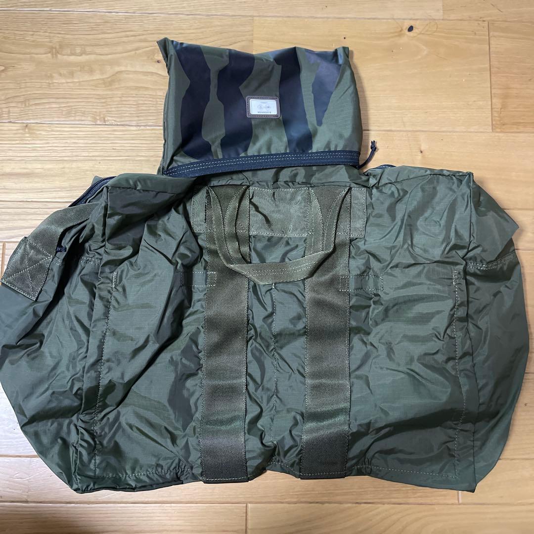 B.YOSHIDA オリーブ カモフラージュ バッグ　折りたたみ　ボストンバッグ