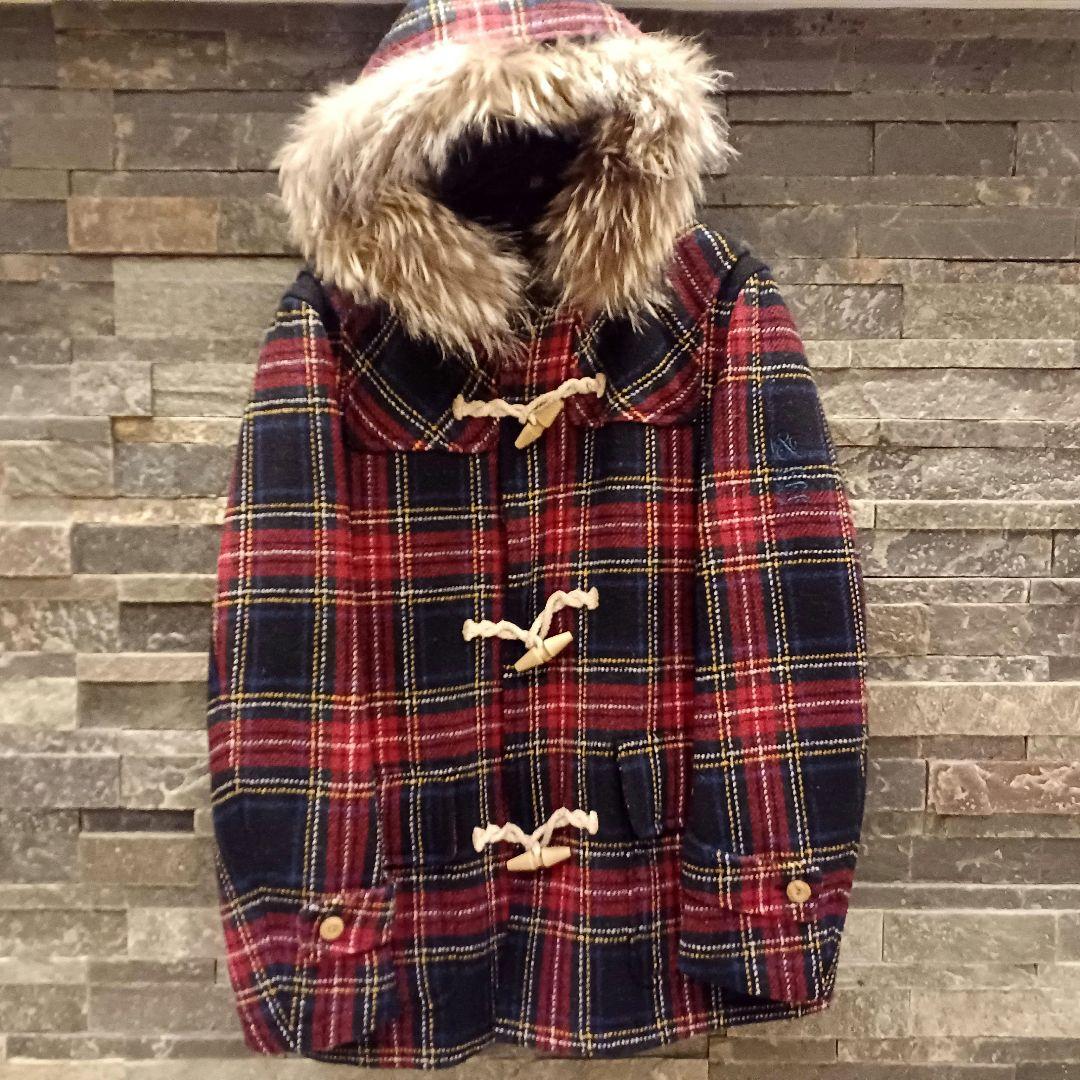 希少　ハリスツイード　ケント&カーウェン　ダッフルコート ヴィンテージ　チェック