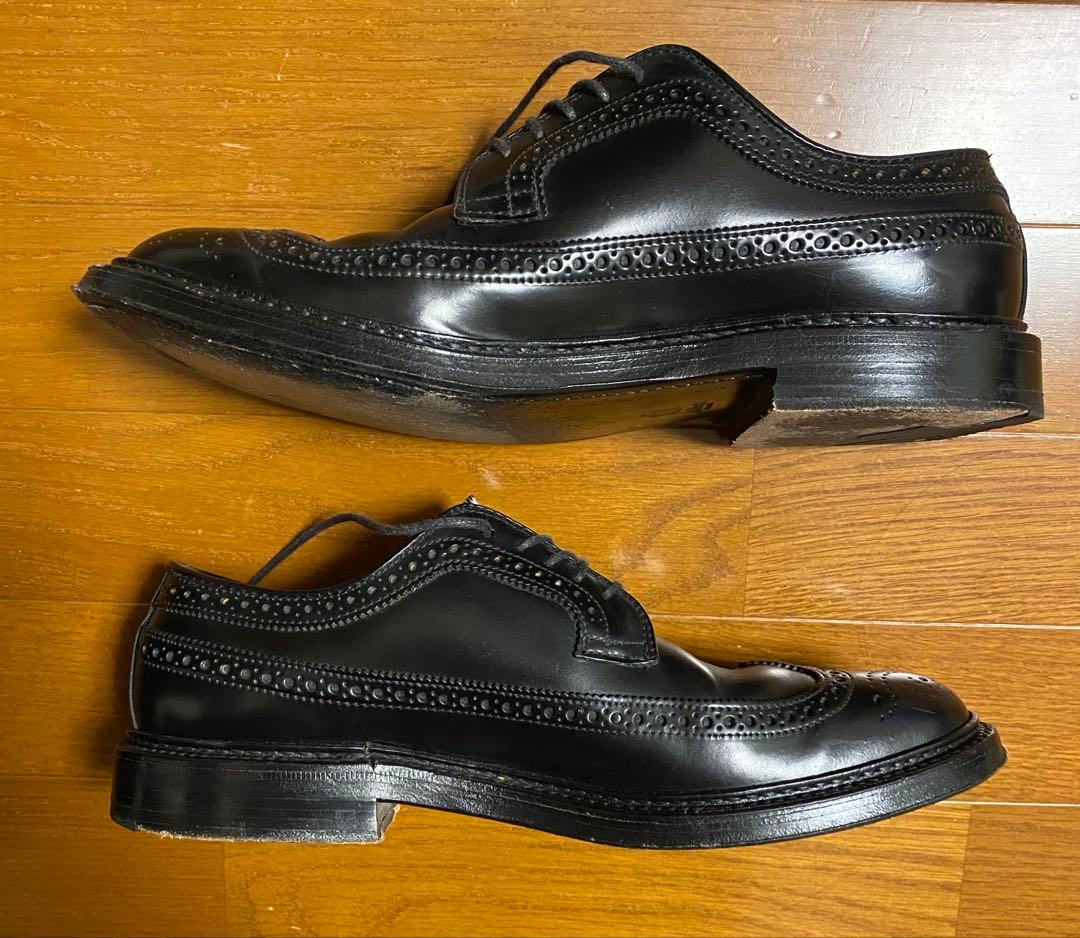 オールデン 9751 ロングウイングチップ　ブラック　コードバン