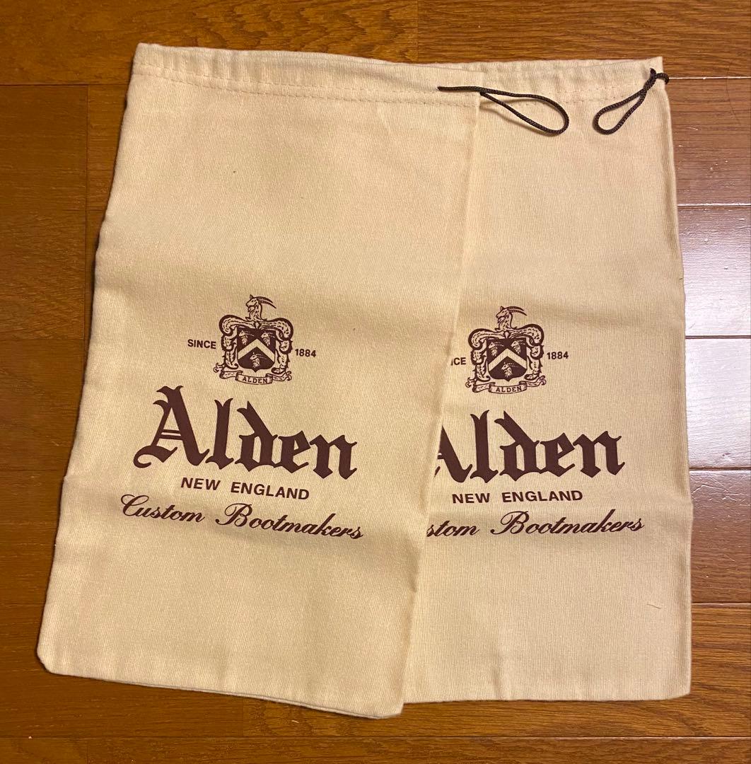 オールデン 9751 ロングウイングチップ　ブラック　コードバン